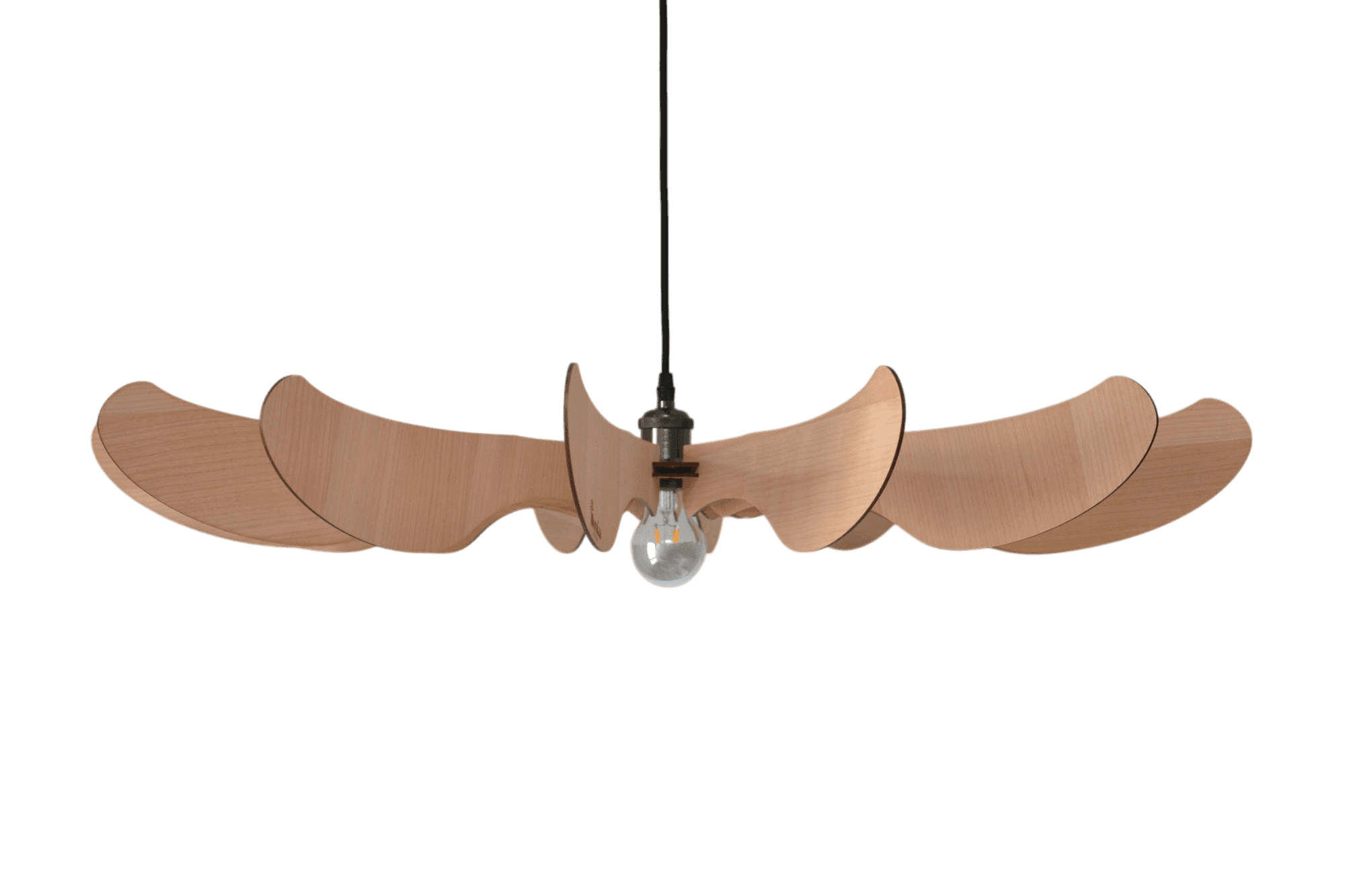 Libéla Suspension en bois - Luminaire design - ILLUMIAA