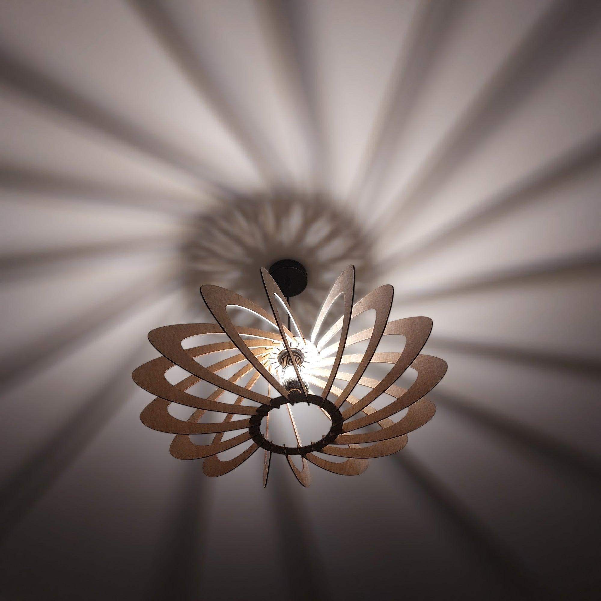 Haloé Suspension en bois - Luminaire design - ILLUMIAA