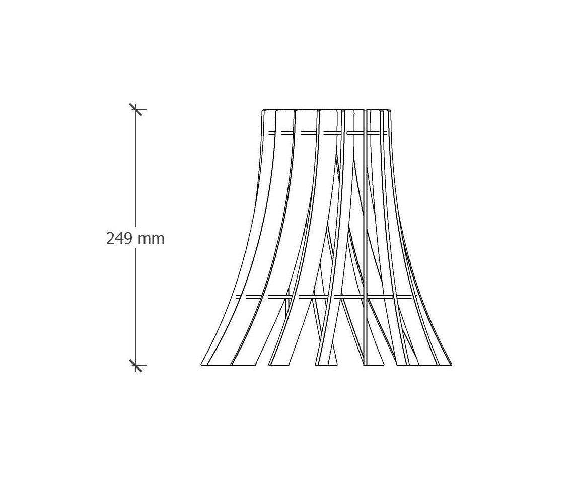 Arcéon Lampe à poser en bois - Luminaire design - ILLUMIAA