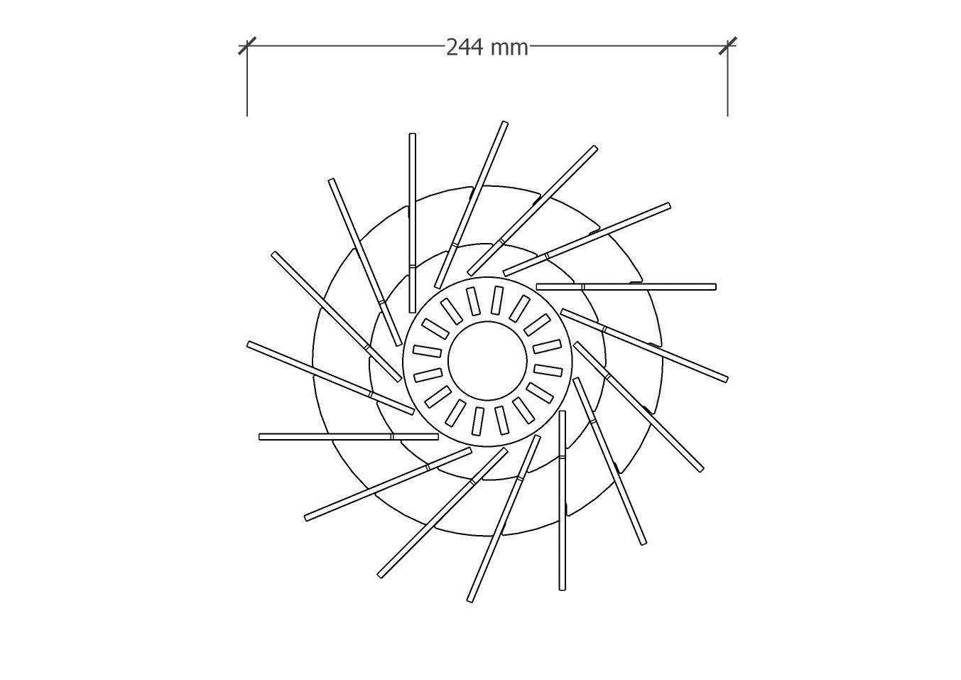 Arcéon Lampe à poser en bois - Luminaire design - ILLUMIAA