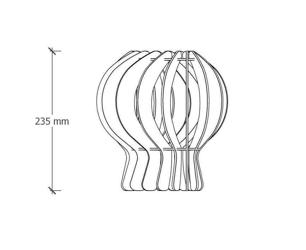 Lunéa Lampe à poser en bois - Luminaire design - ILLUMIAA