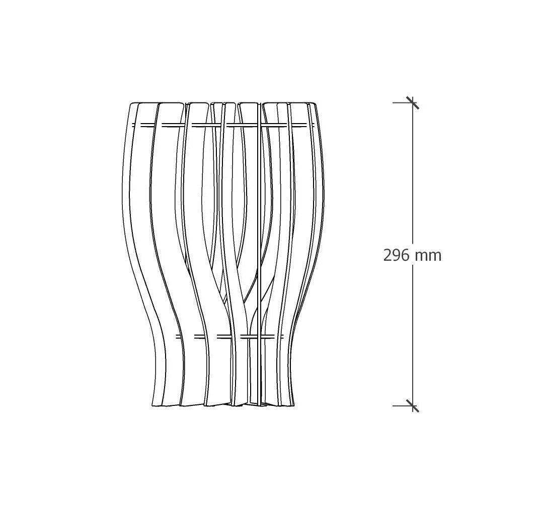 Ondéa Lampe à poser en bois - Luminaire design - ILLUMIAA