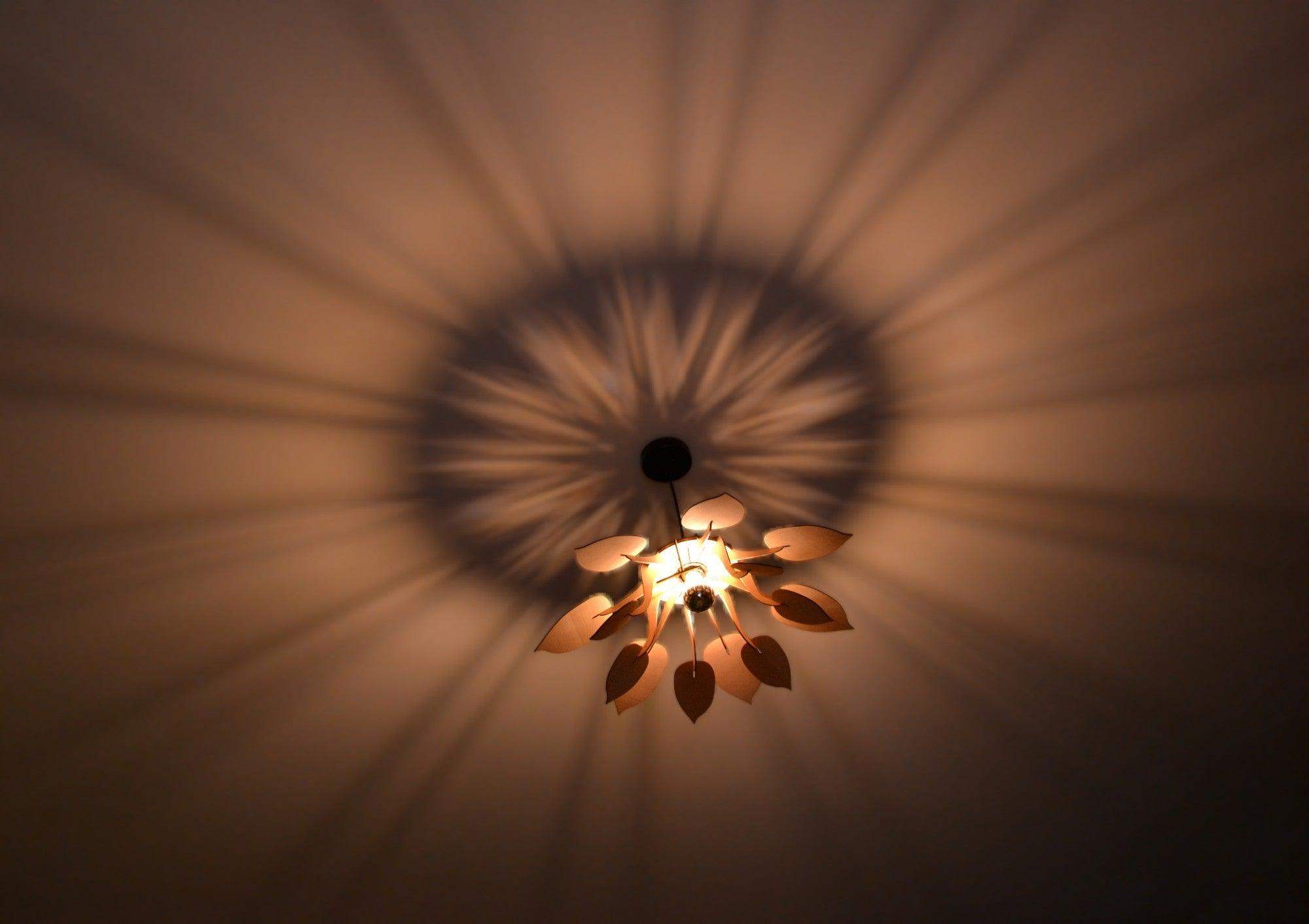 Popléa Suspension en bois - Luminaire design - ILLUMIAA