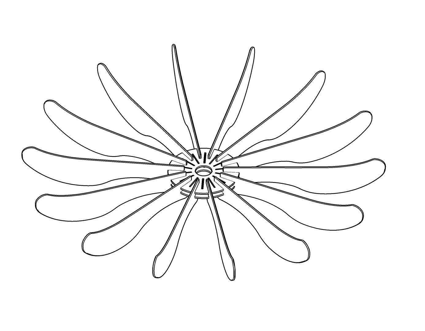 Libéla Suspension en bois - Luminaire design - ILLUMIAA