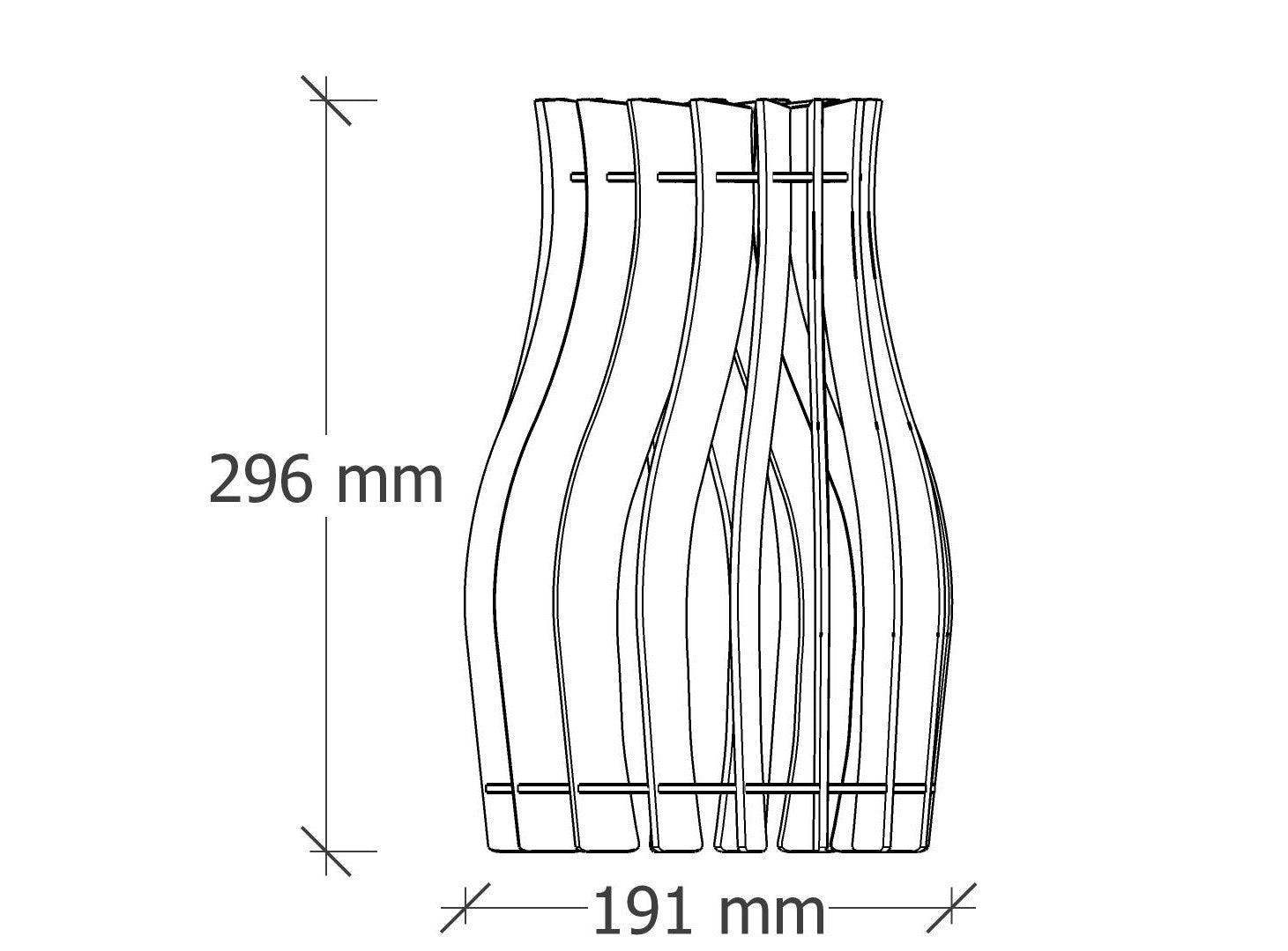 Ondéa Suspension en bois - Luminaire design - ILLUMIAA