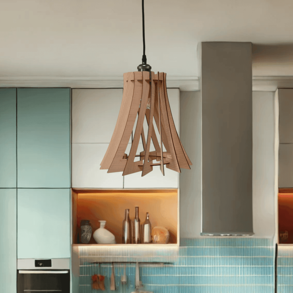 Arcéon Suspension en bois - Luminaire design - ILLUMIAA