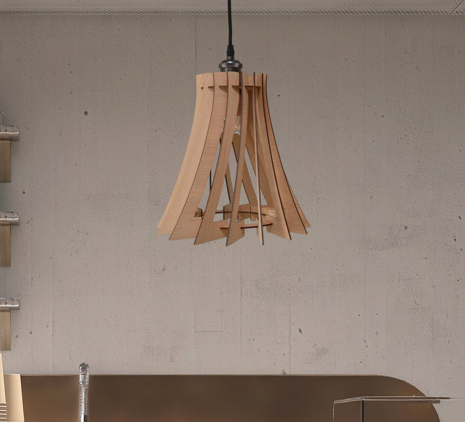 Arcéon Suspension en bois - Luminaire design - ILLUMIAA