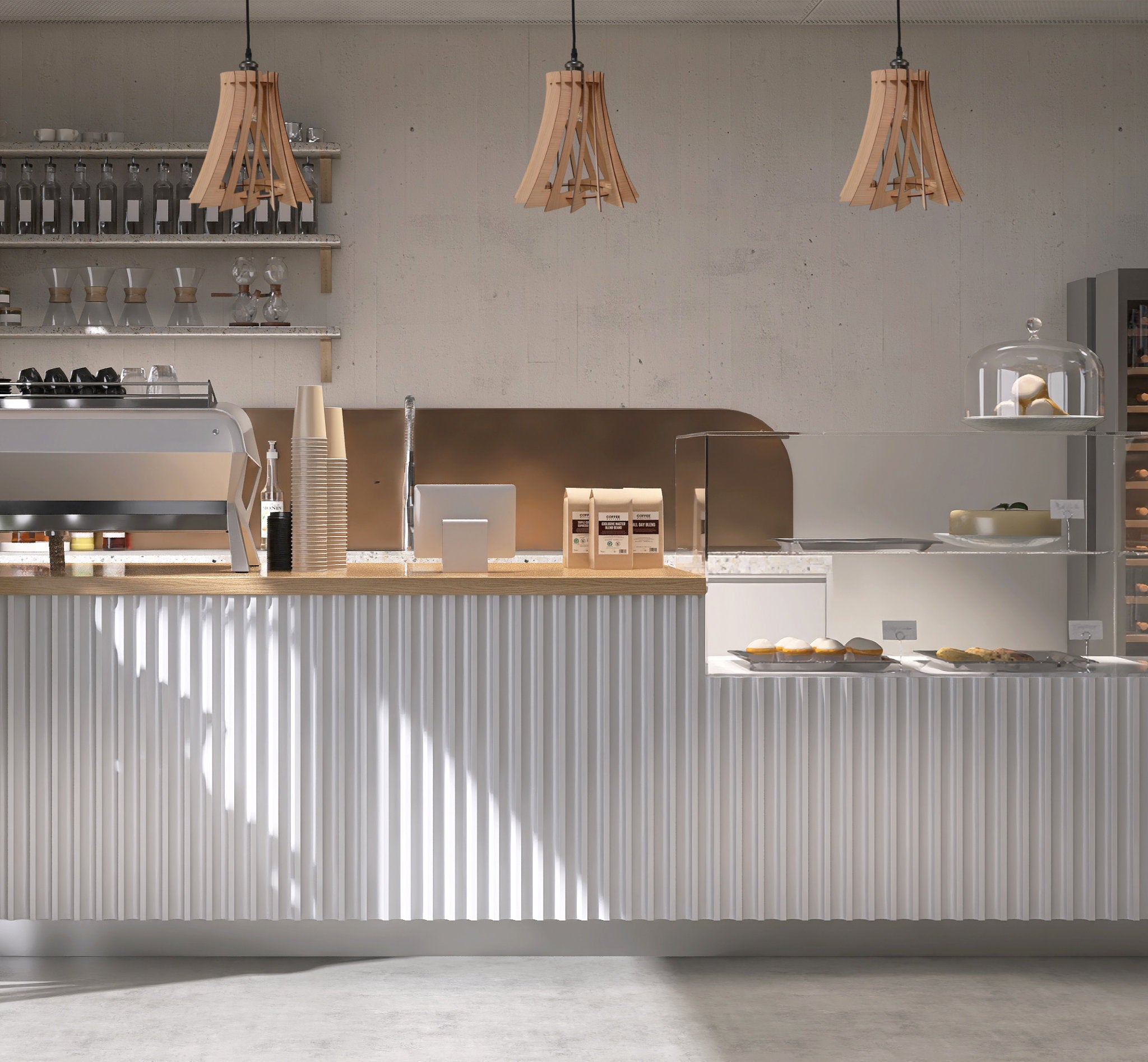 Arcéon Suspension en bois - Luminaire design - ILLUMIAA