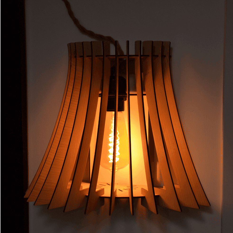 Arcéon Baladeuse/applique en bois - Luminaire design - ILLUMIAA