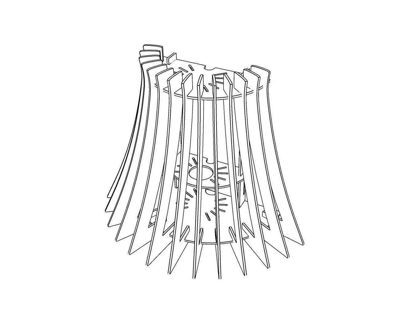 Arcéon Baladeuse/applique en bois - Luminaire design - ILLUMIAA