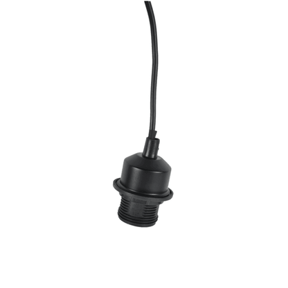 Douille E27 avec cordon noir, interrupteur et prise (CORDON LONG 3.38m) - ILLUMIAA