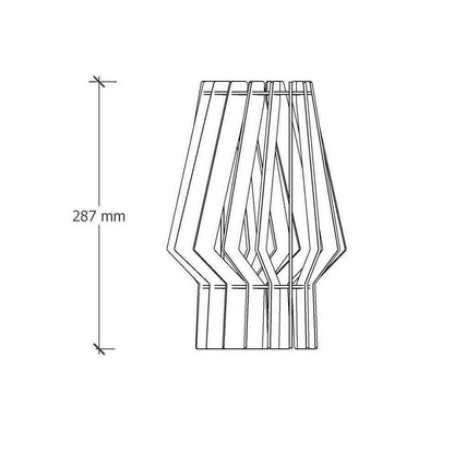 Prisma Lampe à poser en bois - Luminaire design - ILLUMIAA