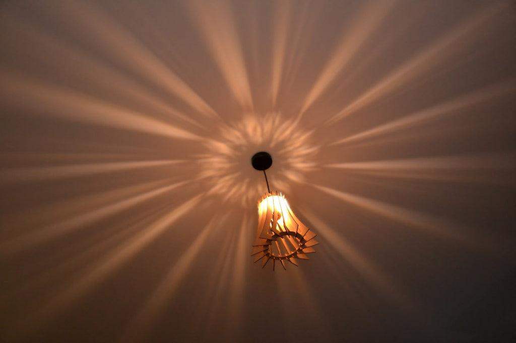 Arcéon Suspension en bois - Luminaire design - ILLUMIAA