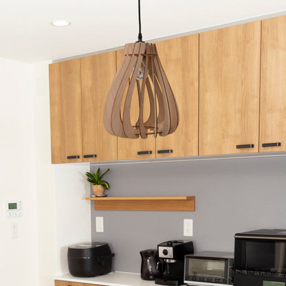 Flamma Suspension en bois - Luminaire design - ILLUMIAA